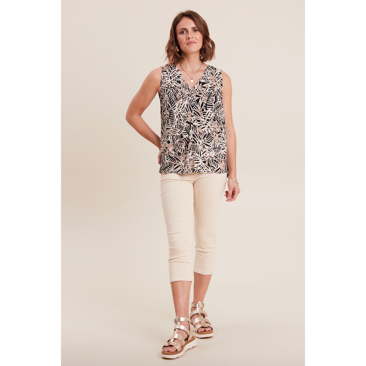 Blouse sans manches noir, BREAL
