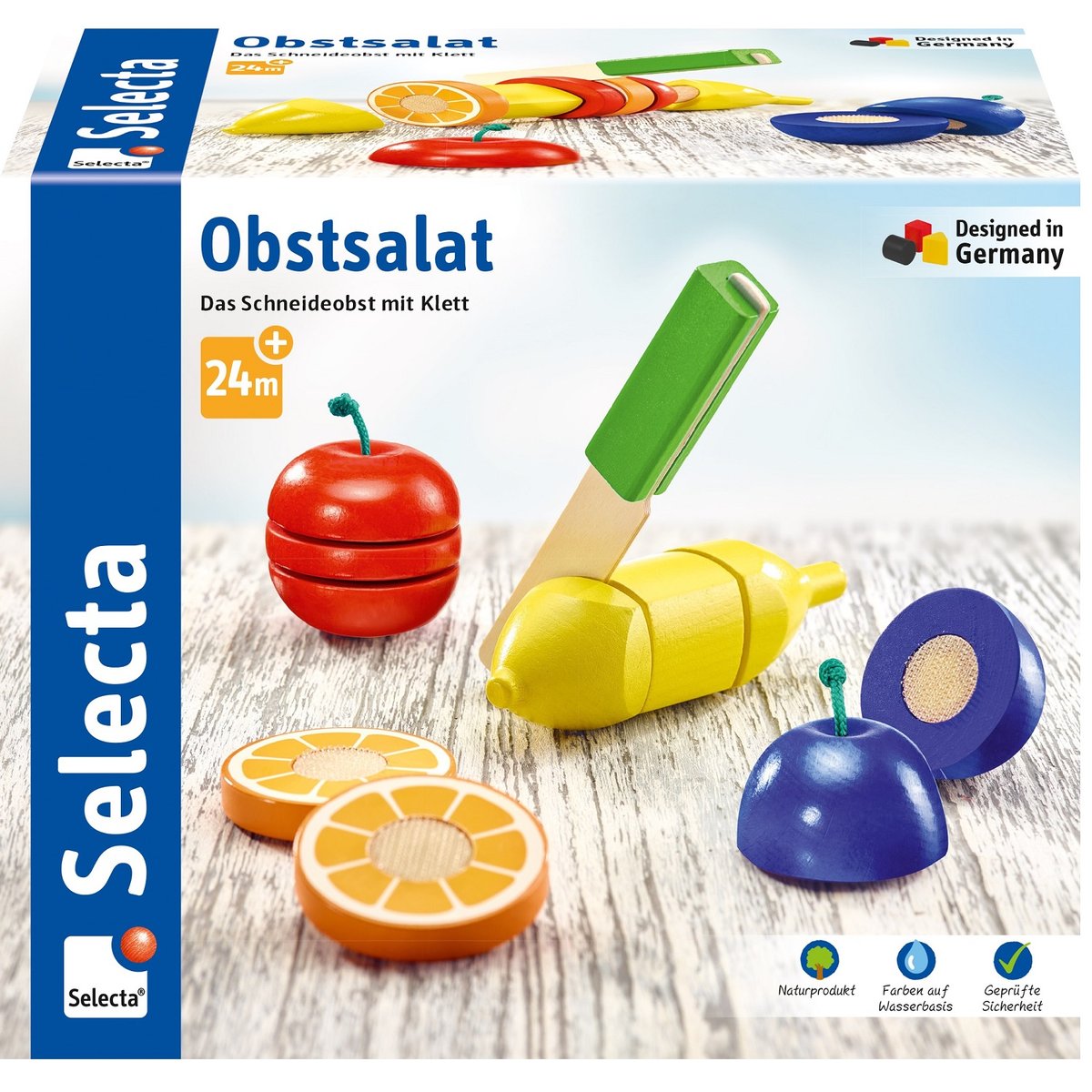 Salade de fruits bleu, SELECTA