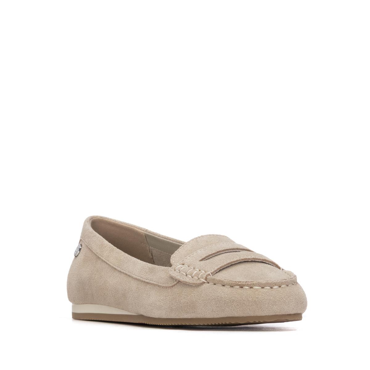Chaussure Mocassin Plaine Décontractée beige, XTI