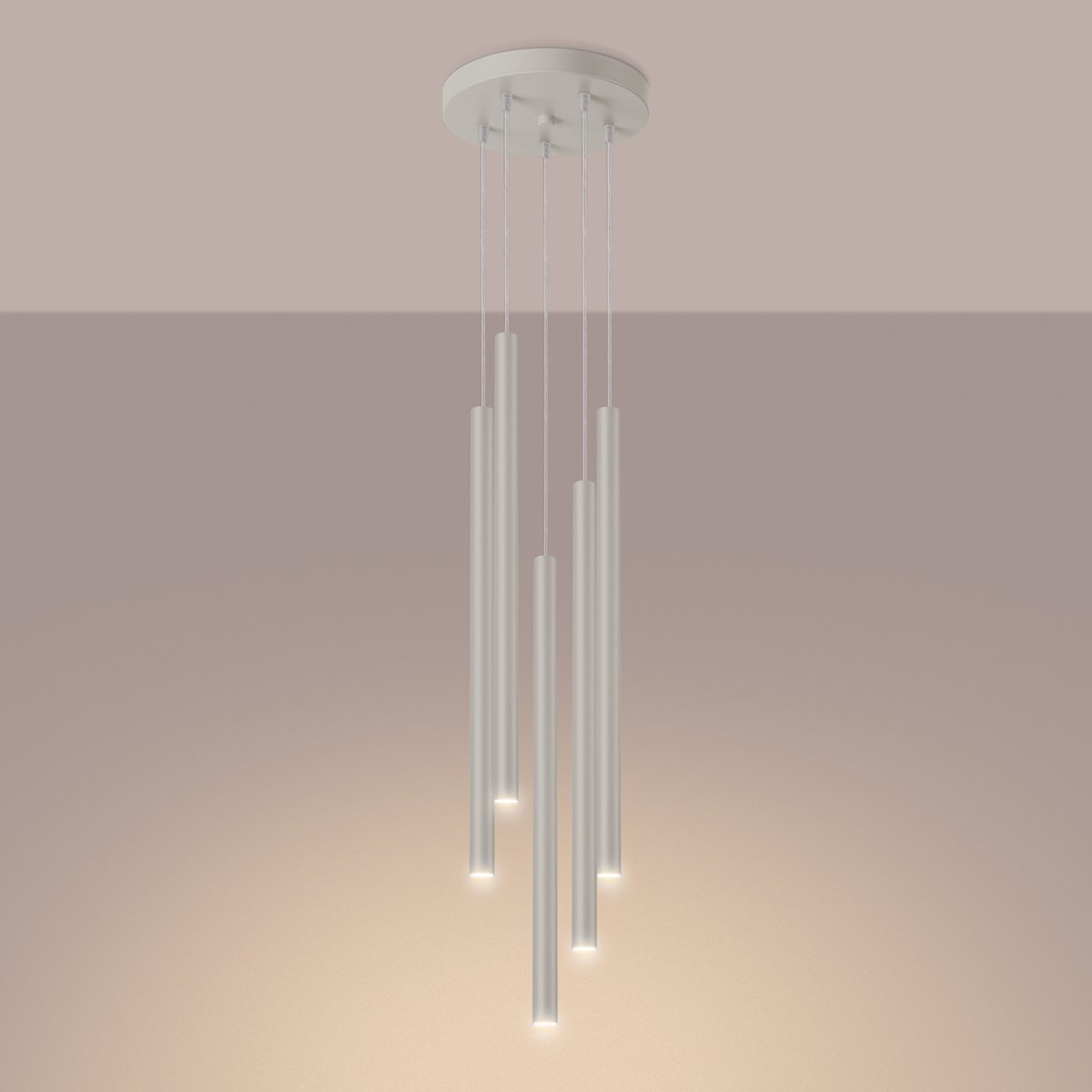 Suspension Acier Beige G9 5 Pastelo beige, EDEN