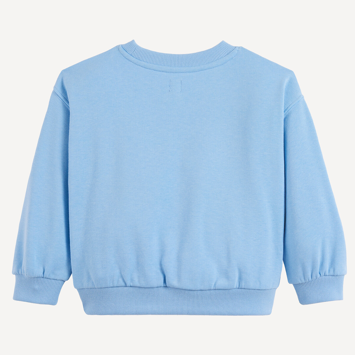 Printed Fleece Sweatshirt blue, LA REDOUTE COLLECTIONS