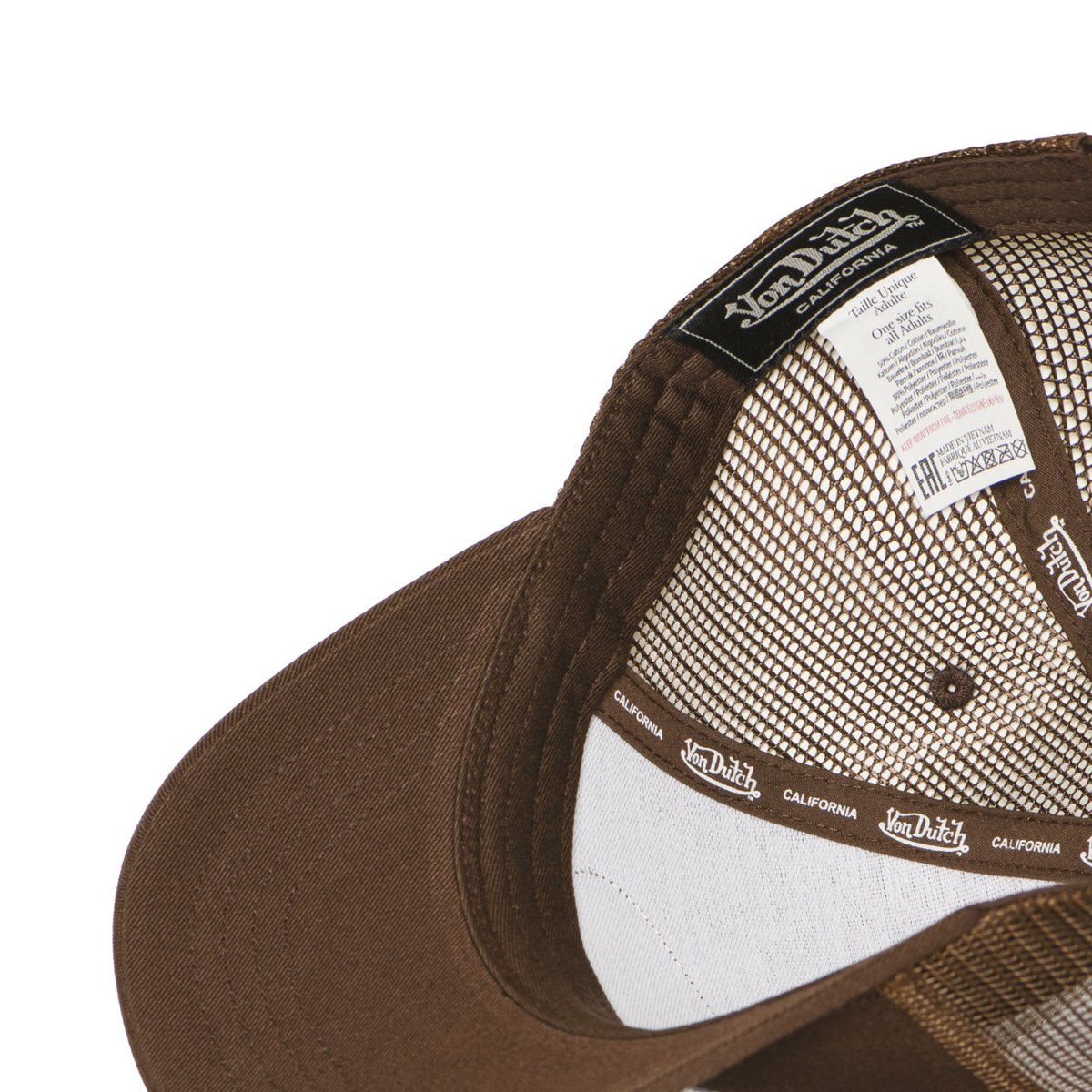 Casquette trucker LOFb marron/beige, VON DUTCH