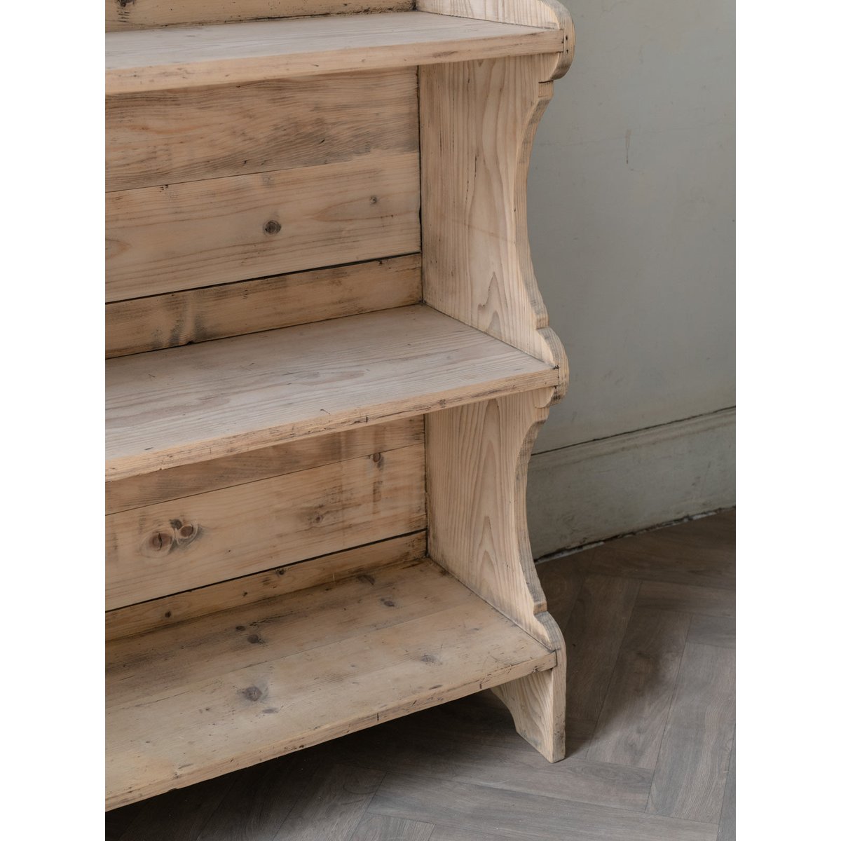 Grande étagère en bois Isabelle N°340 - Bon état bois clair, DEBONGOUT