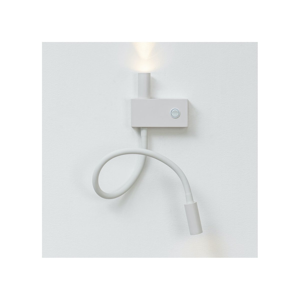 Applique liseuse double source - NANDA blanc, KOSILUM