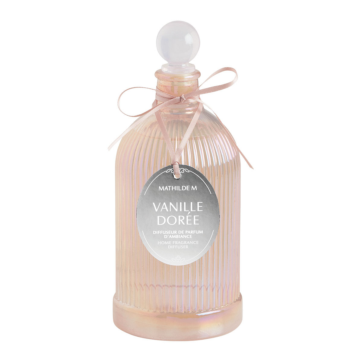 Diffuseur de parfum d'ambiance 500 ml - Vanille Dorée rose, MATHILDE M