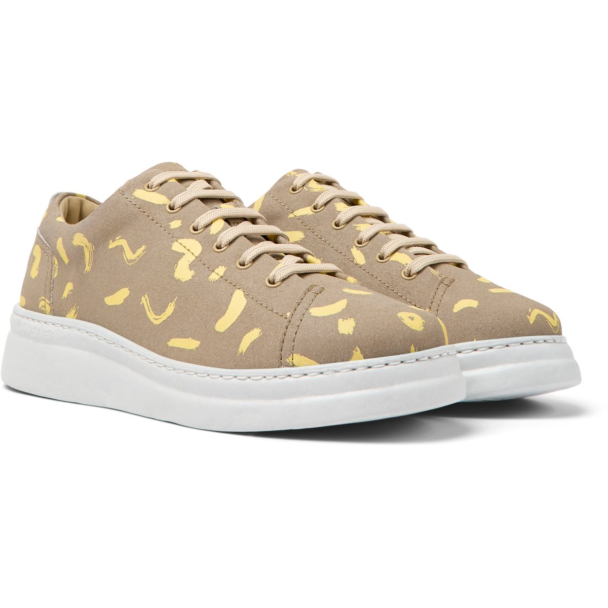 Baskets Runner Up cuir beige, CAMPER