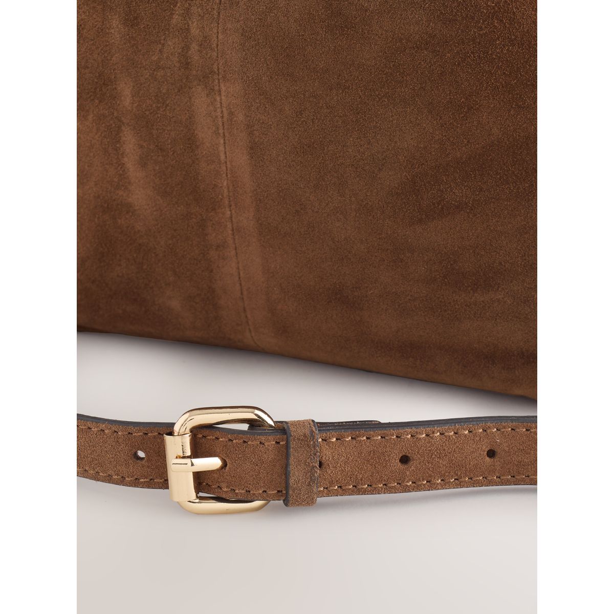 Sac à bandoulière en daim avec pampille marron fauve, NEXT