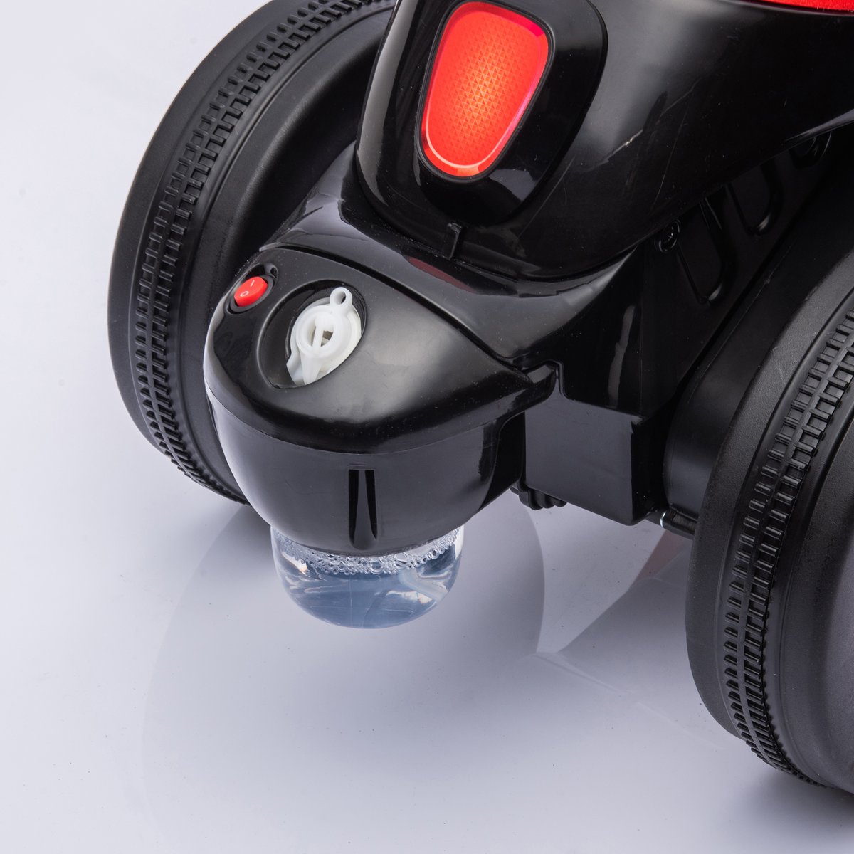 Moto électrique à conducteur assis Plastique rouge, AIYAPLAY
