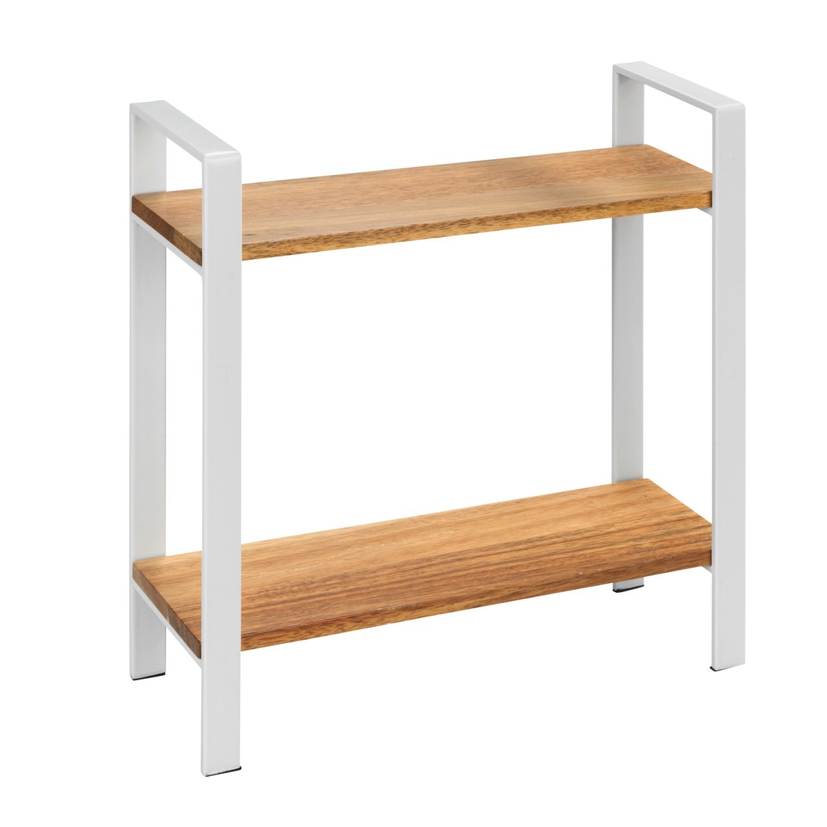 Etagère de cuisine, 2 niveaux LOUISA blanc et bois, WENKO