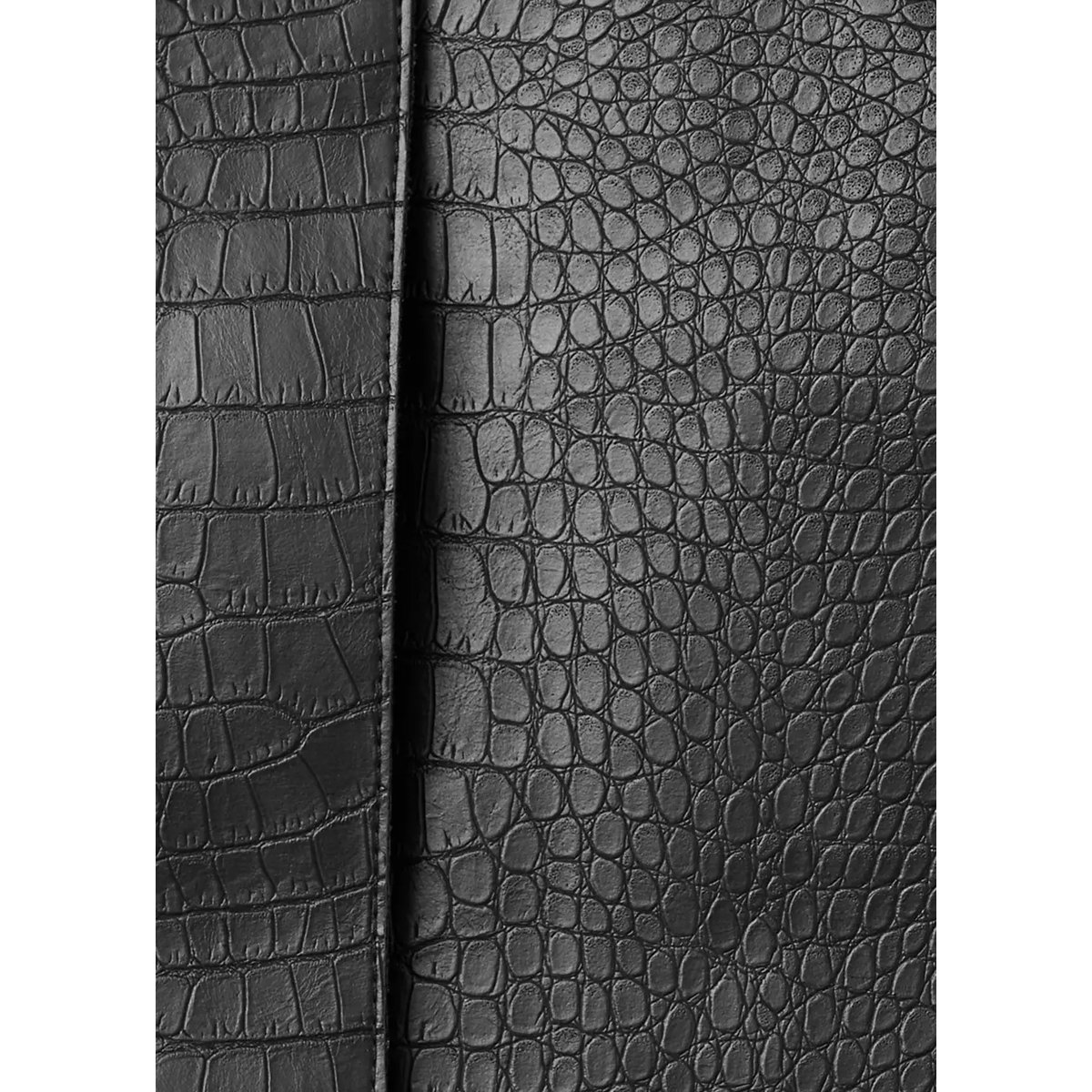 Veste effet peau de croco noir, MANGO