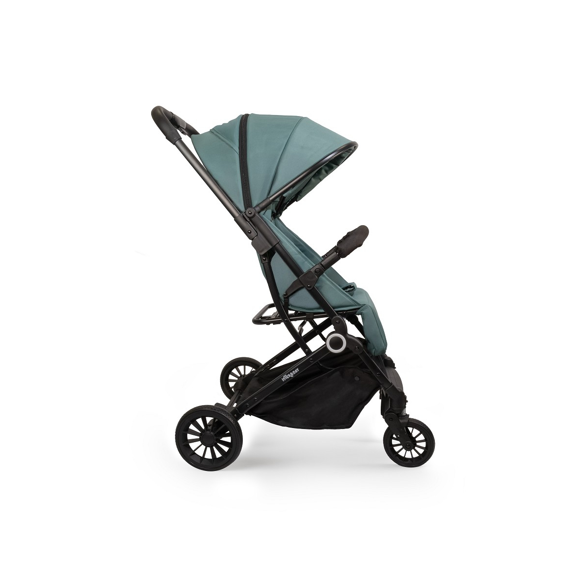 Poussette Silla - Vert foncé couleur unique, INTERBABY