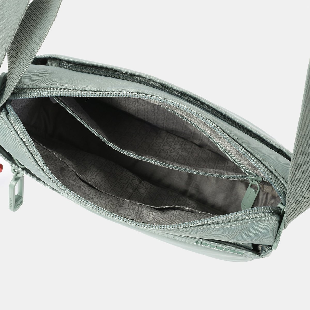 Sac bandoulière compact avec protection RFID green milieu, HEDGREN
