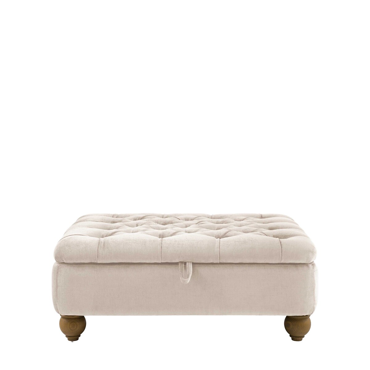 Charter Soft Linen Footstool dusty, ÉDITÉ