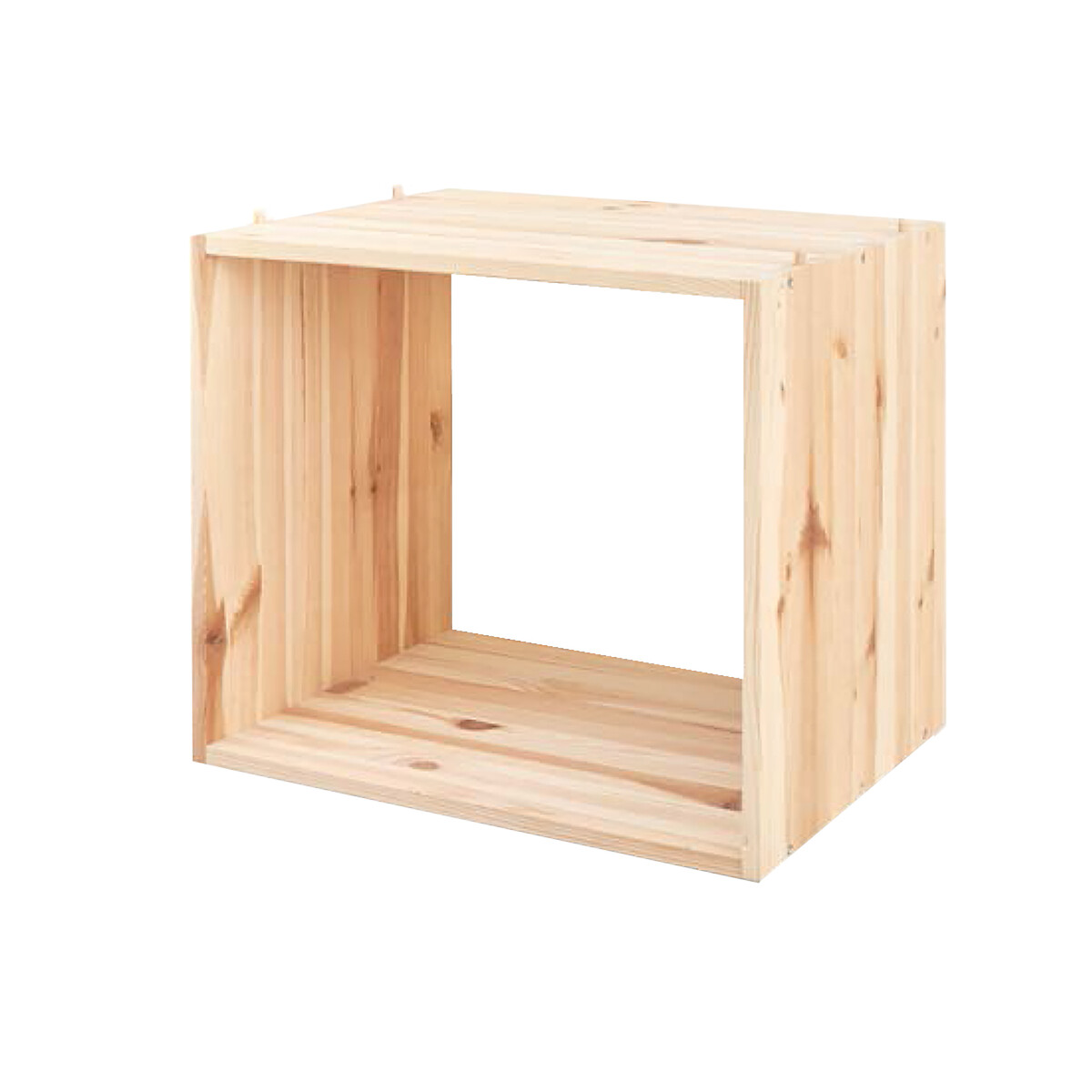 Kubus 6 -  Regal aus Kiefer Massivholz holz hell, EUROPE & NATURE 