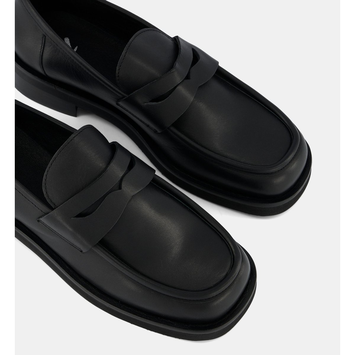 Mocassins carmen cuir ou suède noir, GALERIES LAFAYETTE