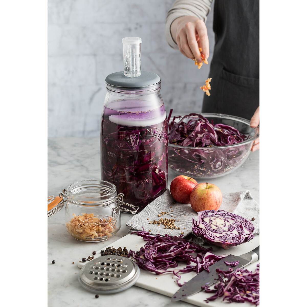 3L Kilner Fermentation Set transparent, KILNER