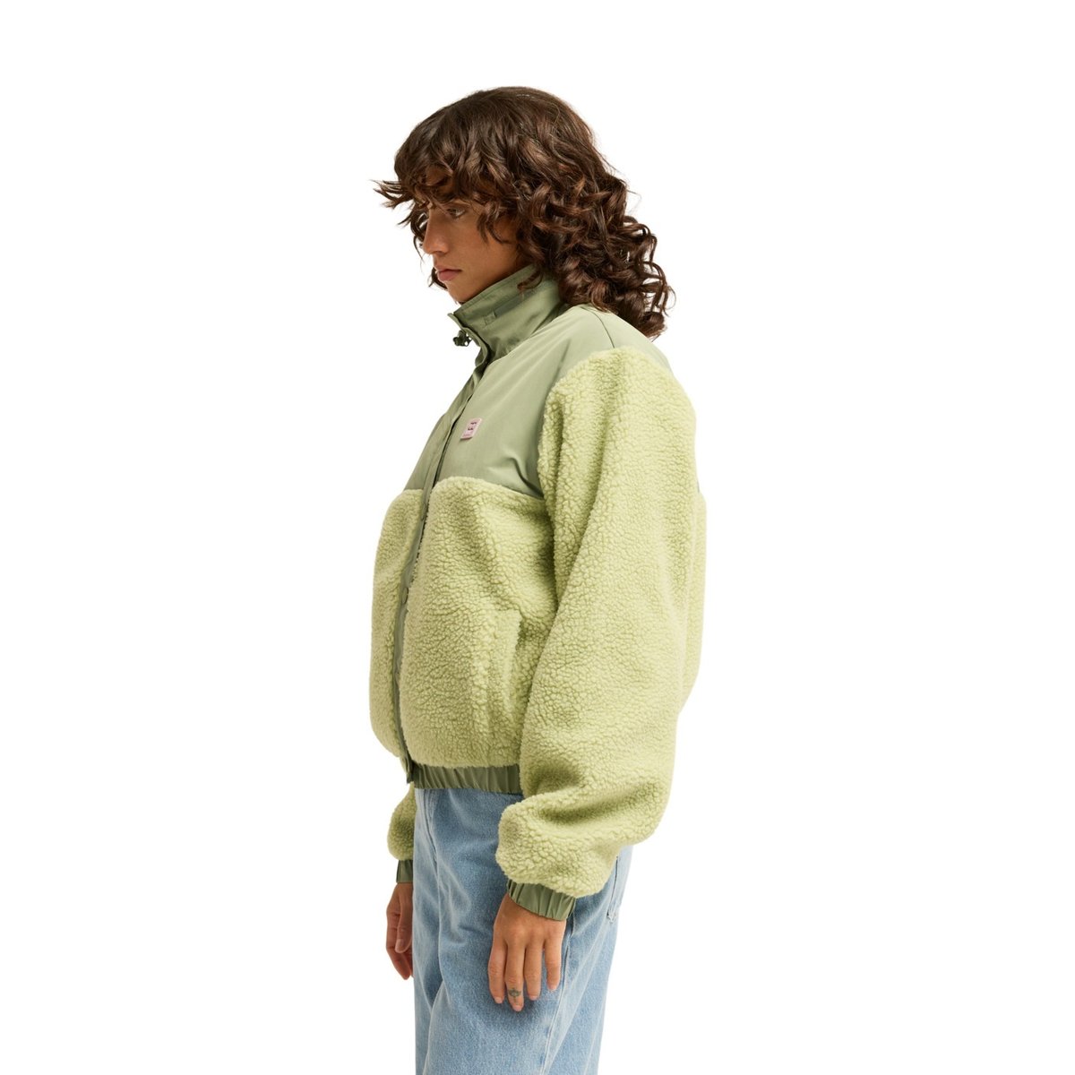 Veste à boutons-pression LOST TRAILS vert smoke green, BILLABONG