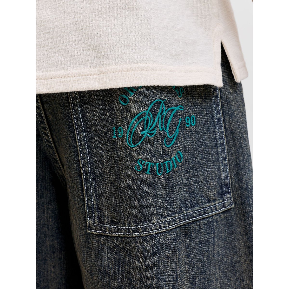 Short Casual bleue - blue denim 1, JACK & JONES