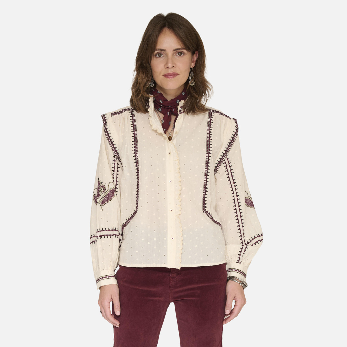 Blouse CONSTANT natural, MKT STUDIO