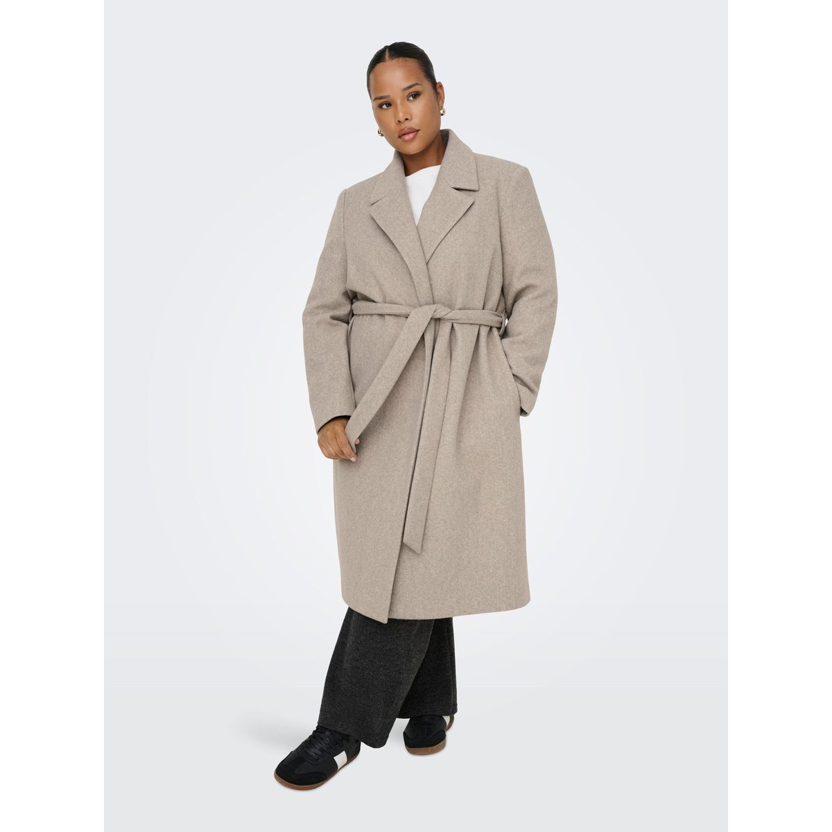 Manteau simply taupe, ONLY CARMAKOMA