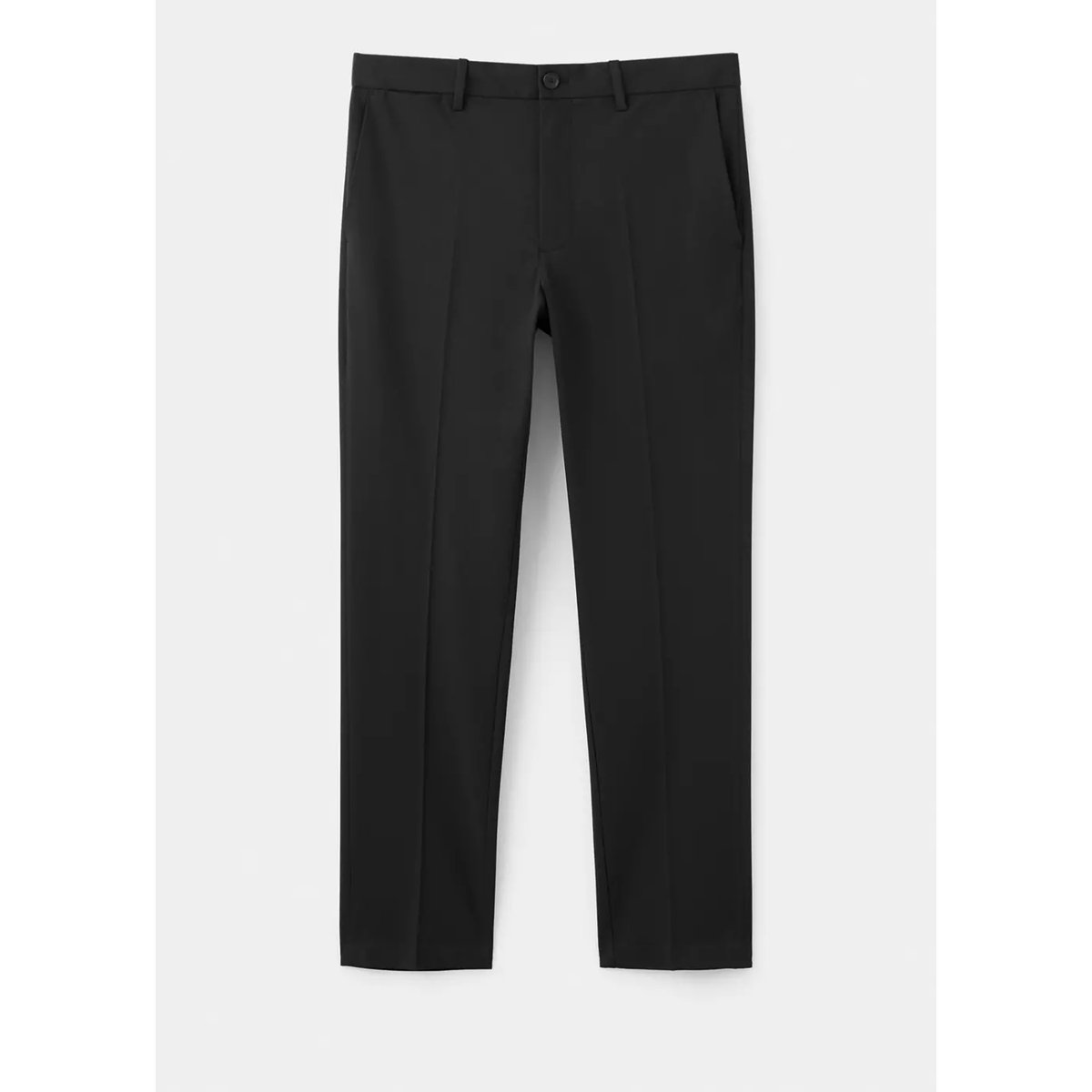 Pantalon Bologna cropped slim-fit noir, MANGO MAN