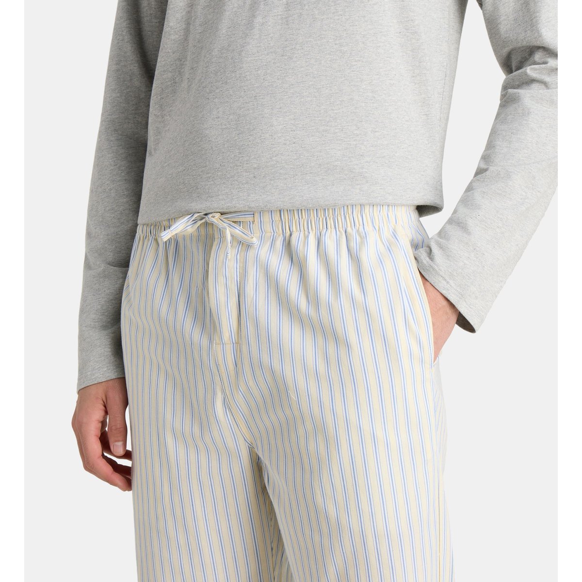 Ensemble de pyjama long bamiel en coton bio jaune, GALERIES LAFAYETTE