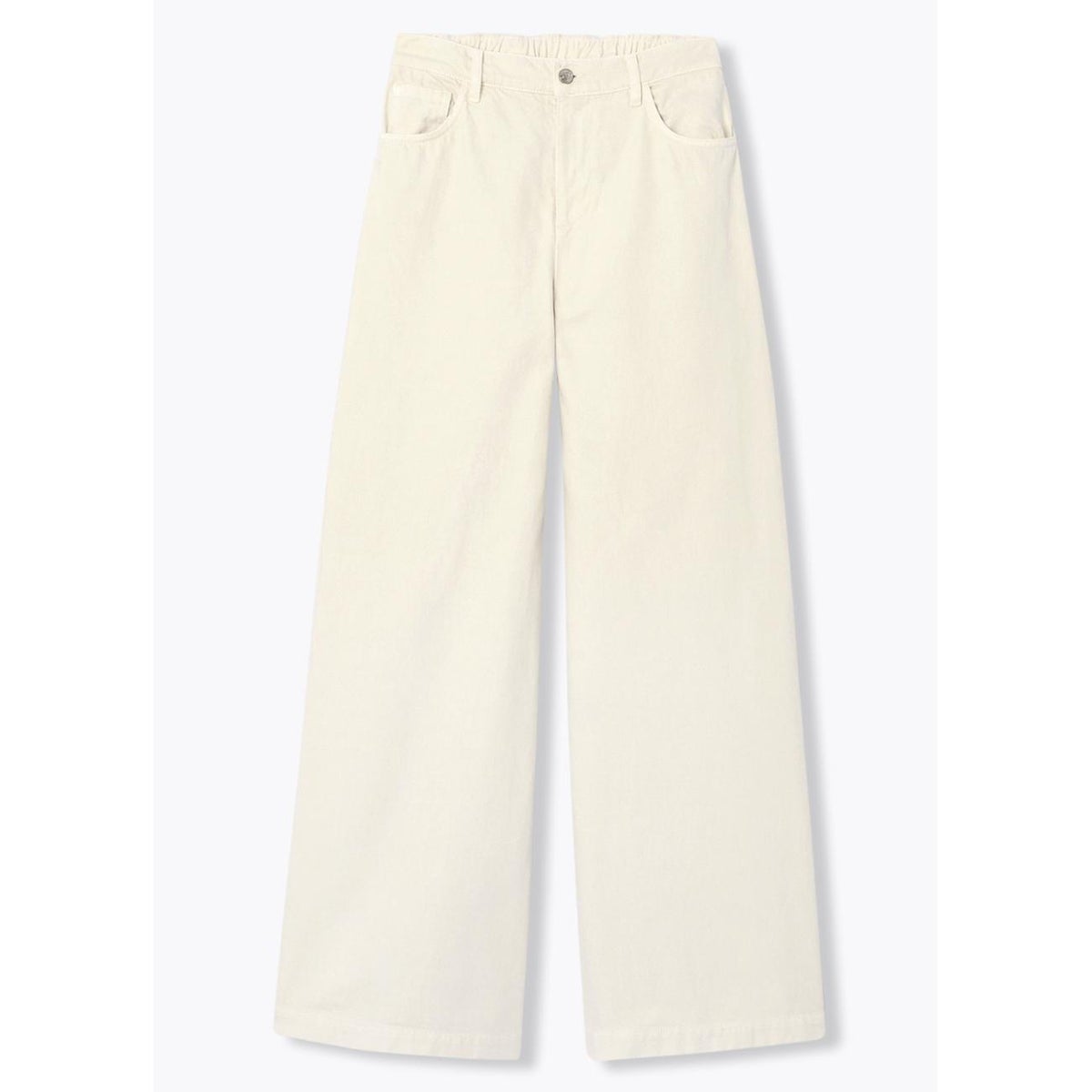 CESAR pantalon large ecru, PROMOD