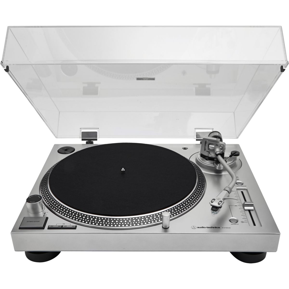 Platine vinyle AT-LP120XUSBSV argent, AUDIO-TECHNICA