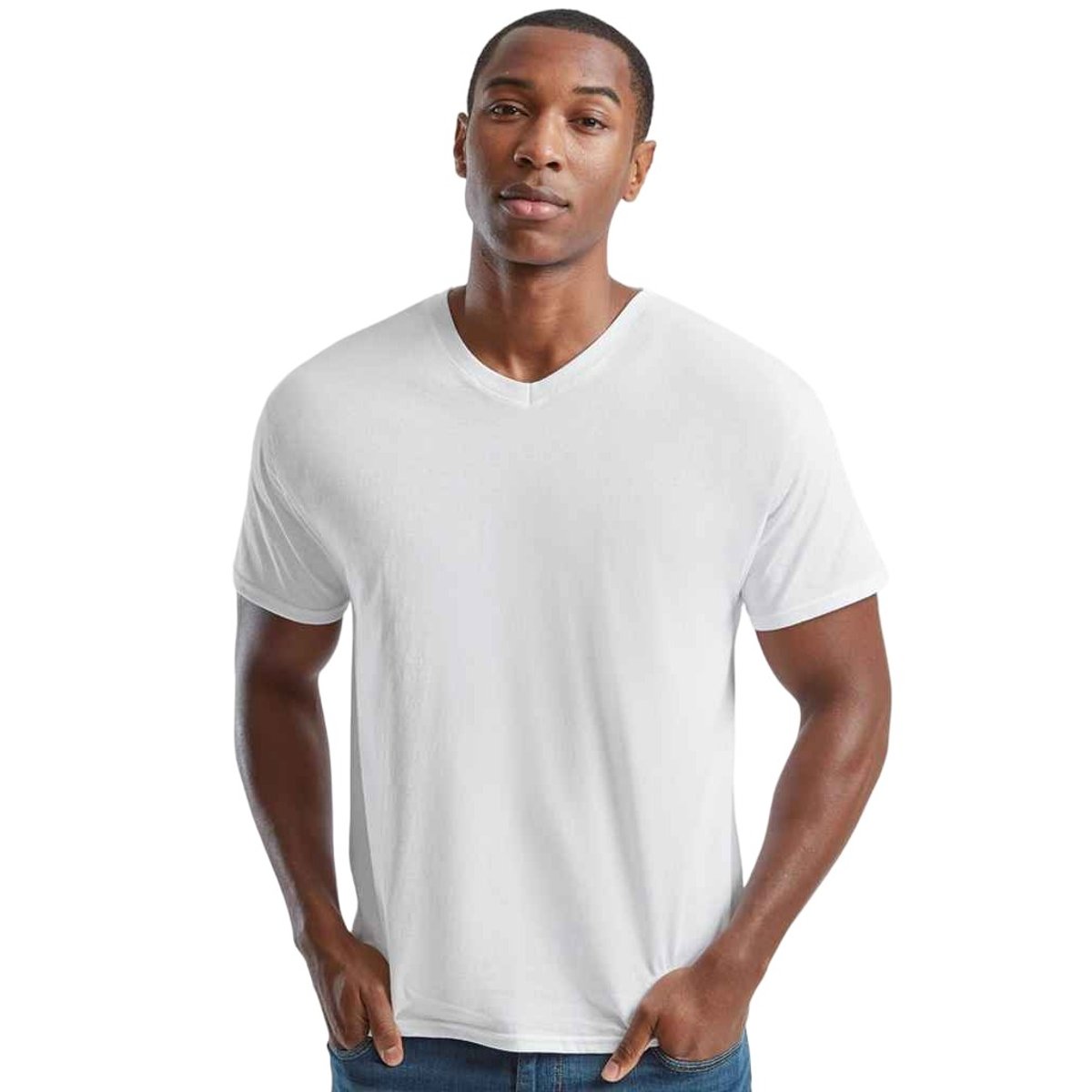 T-shirt ORIGINAL blanc, FRUIT OF THE LOOM
