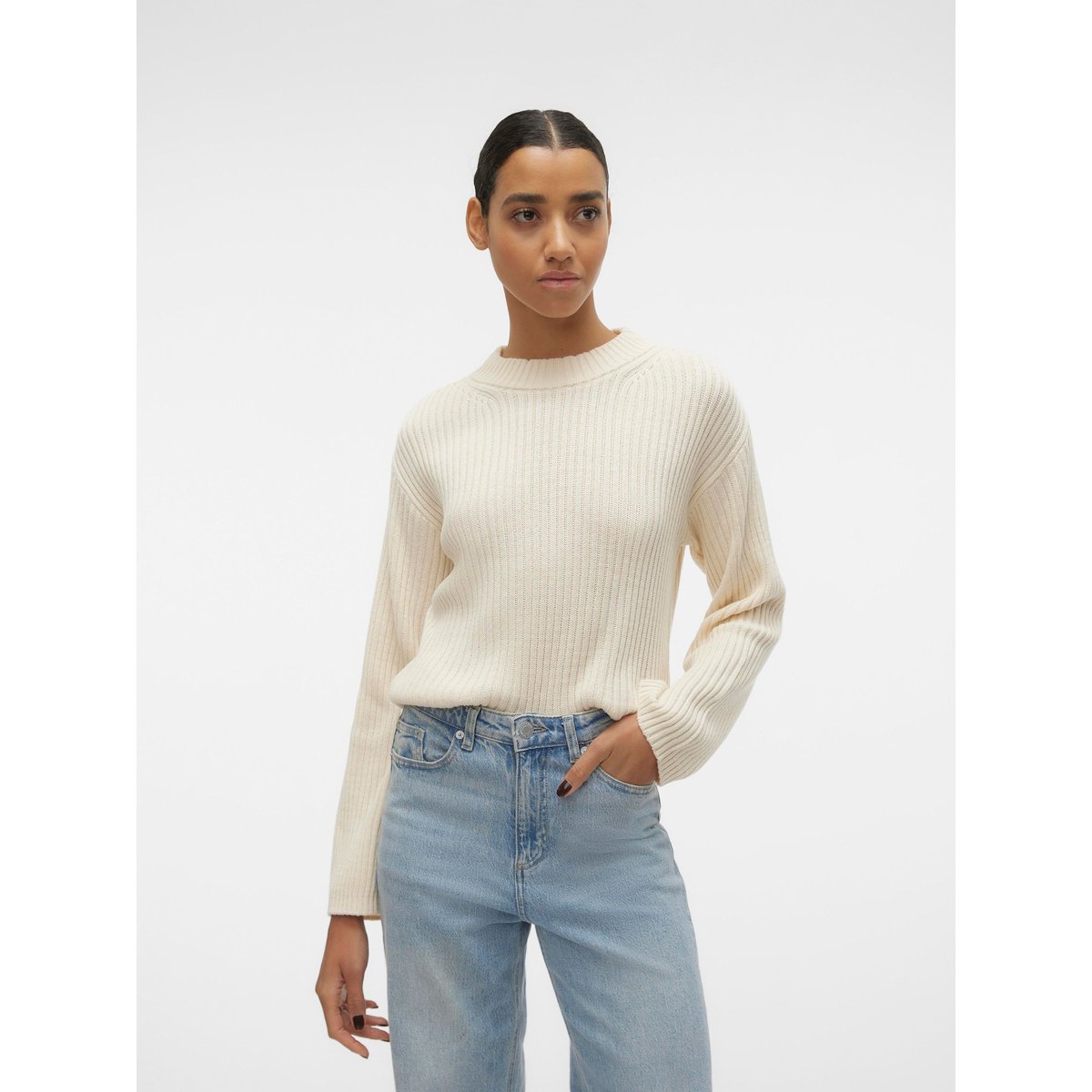 Pull En Maille birch 1, VERO MODA
