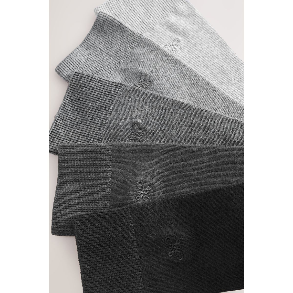 Chaussettes fraîcheur brodées gris, NEXT