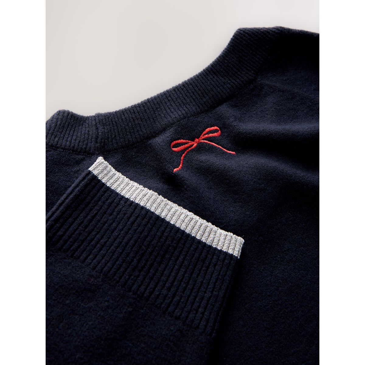 Pull arbre à paillettes arc-en-ciel bleu marine, NEXT