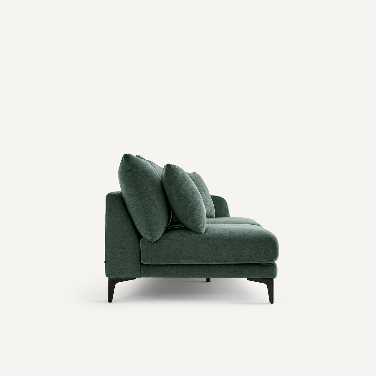 Mezzo divano 3 posti in poliestere misto, MODERNISTE, design Emmanuel Gallina verde acqua, AM.PM X EMMANUEL GALLINA