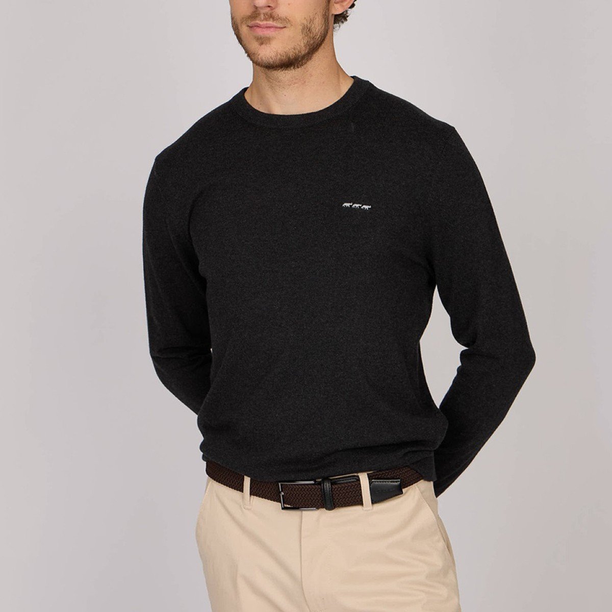 Pull Erwann gris, MISE AU GREEN