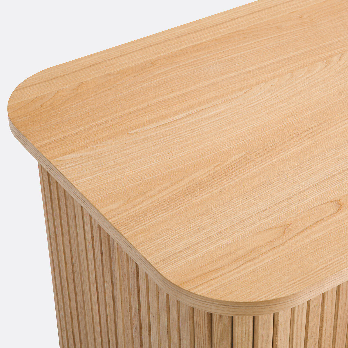Buffet bas long 2 portes coulissantes, Wapong naturel, LA REDOUTE INTERIEURS