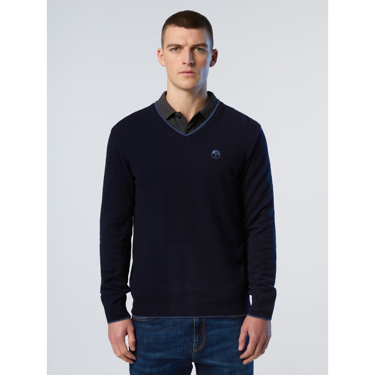 Pull col V bleu marine, NORTH SAILS