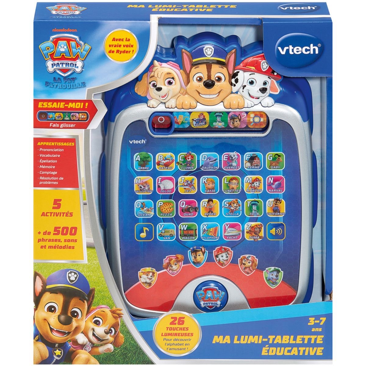 Jeu éducatif Pat Patrouille - Ma lumi tablette couleur unique, VTECH
