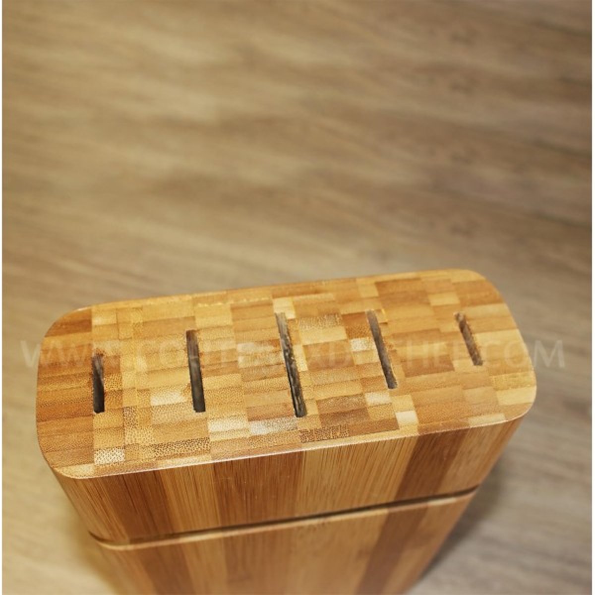 Bloc Bamboo 5 couteaux de cuisine - FORME argent, RICHARDSON SHEFFIELD