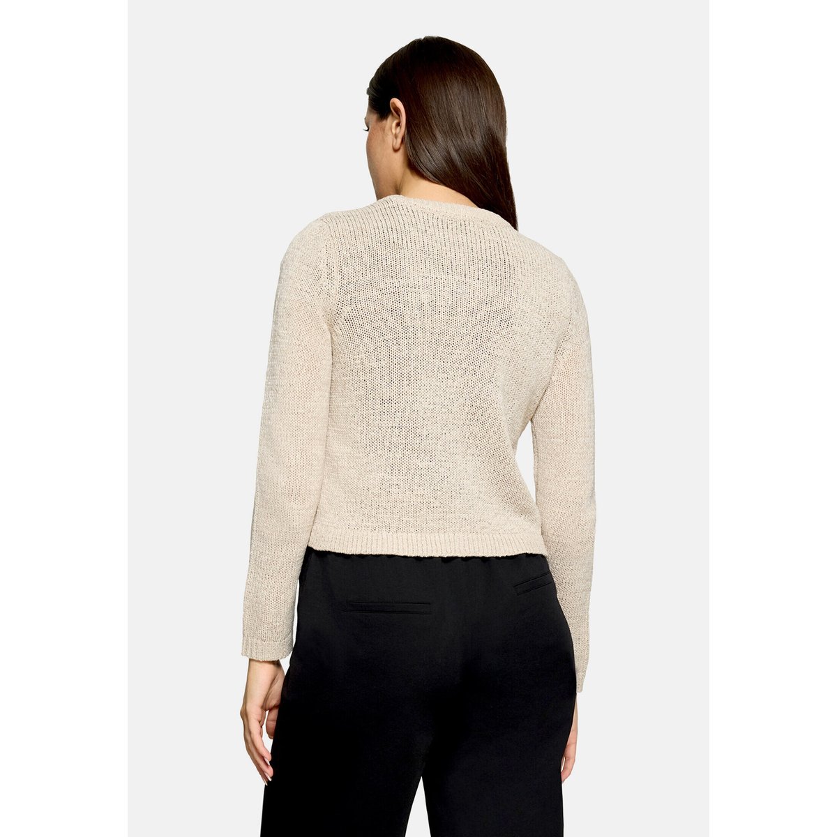 Cardigan en maille à poches plaquées gris, BETTY BARCLAY