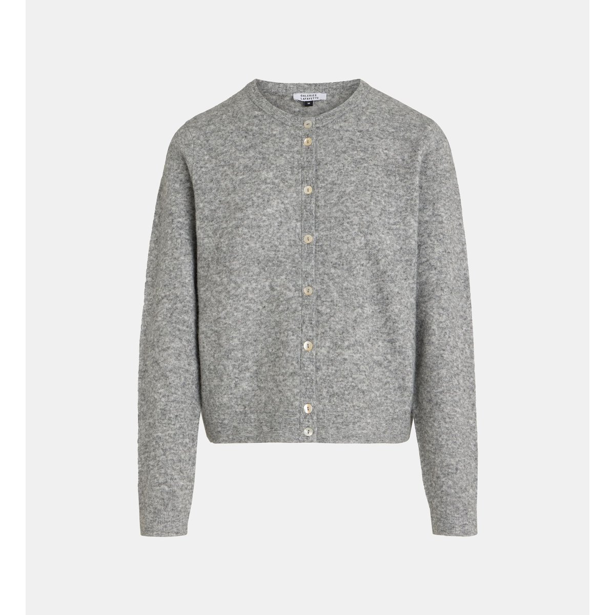 Pull boutonné flavie c gris et beige, GALERIES LAFAYETTE