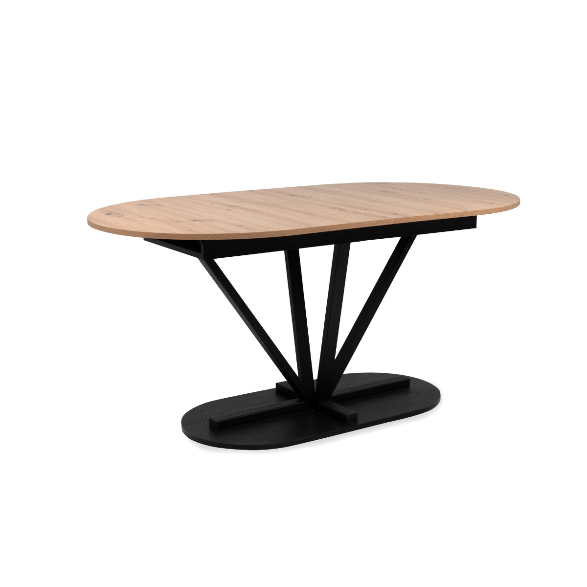 Table à manger extensible VESTER bois clair, CALICOSY