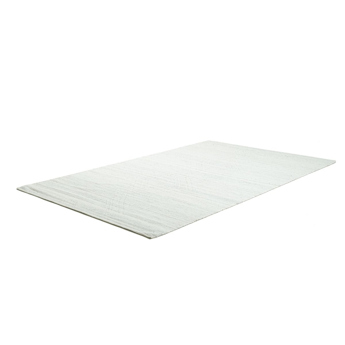 Tapis salon Molde tissé main, laine naturelle gris naturel, THEKO