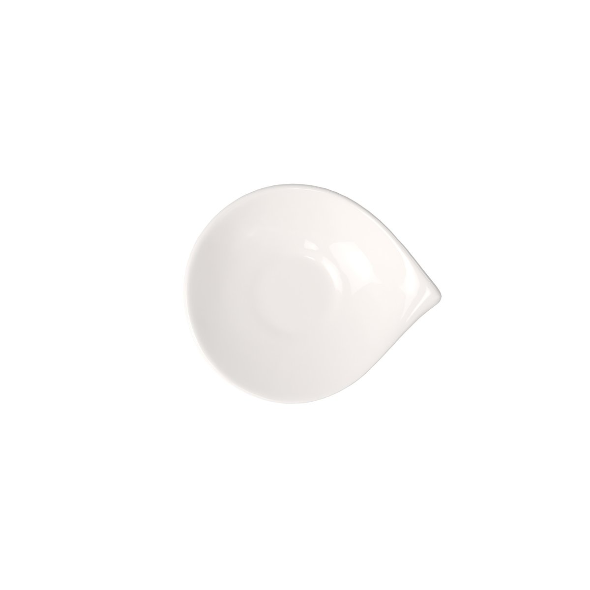 Soucoupe Tasse Moka FLOW blanc, VILLEROY & BOCH