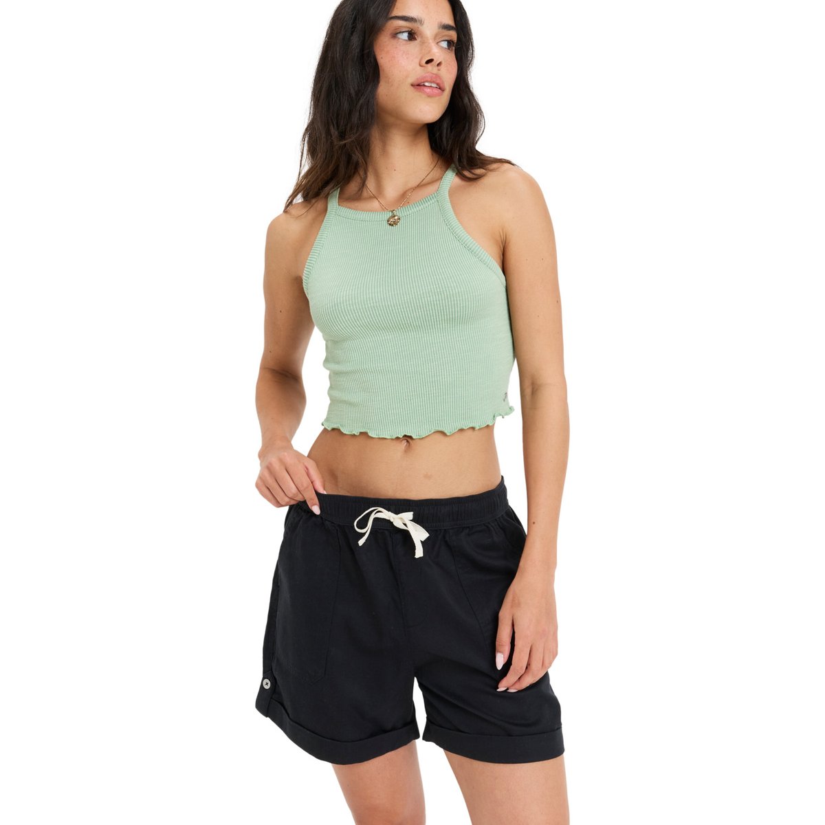 Short décontracté SWEETEST DAY. noir anthracite, ROXY