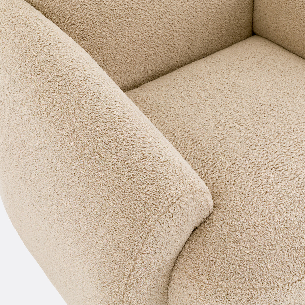 Badstof fauteuil, Machoa ecru, LA REDOUTE INTERIEURS