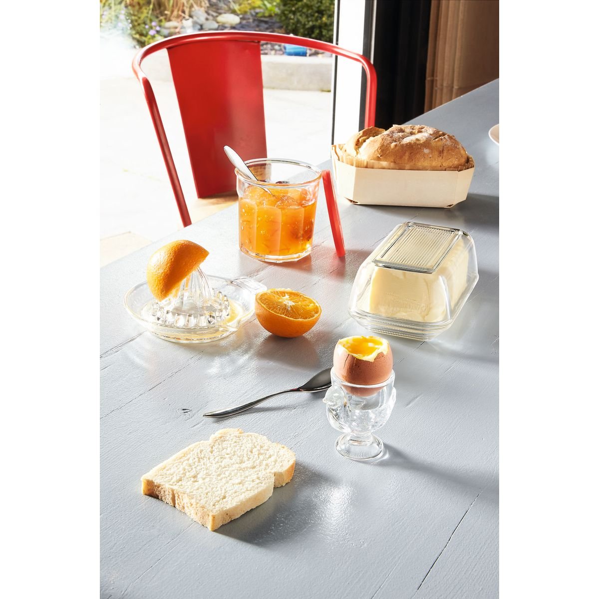 Beurrier en verre 17 cm -HOME CLASSIC transparent, LUMINARC