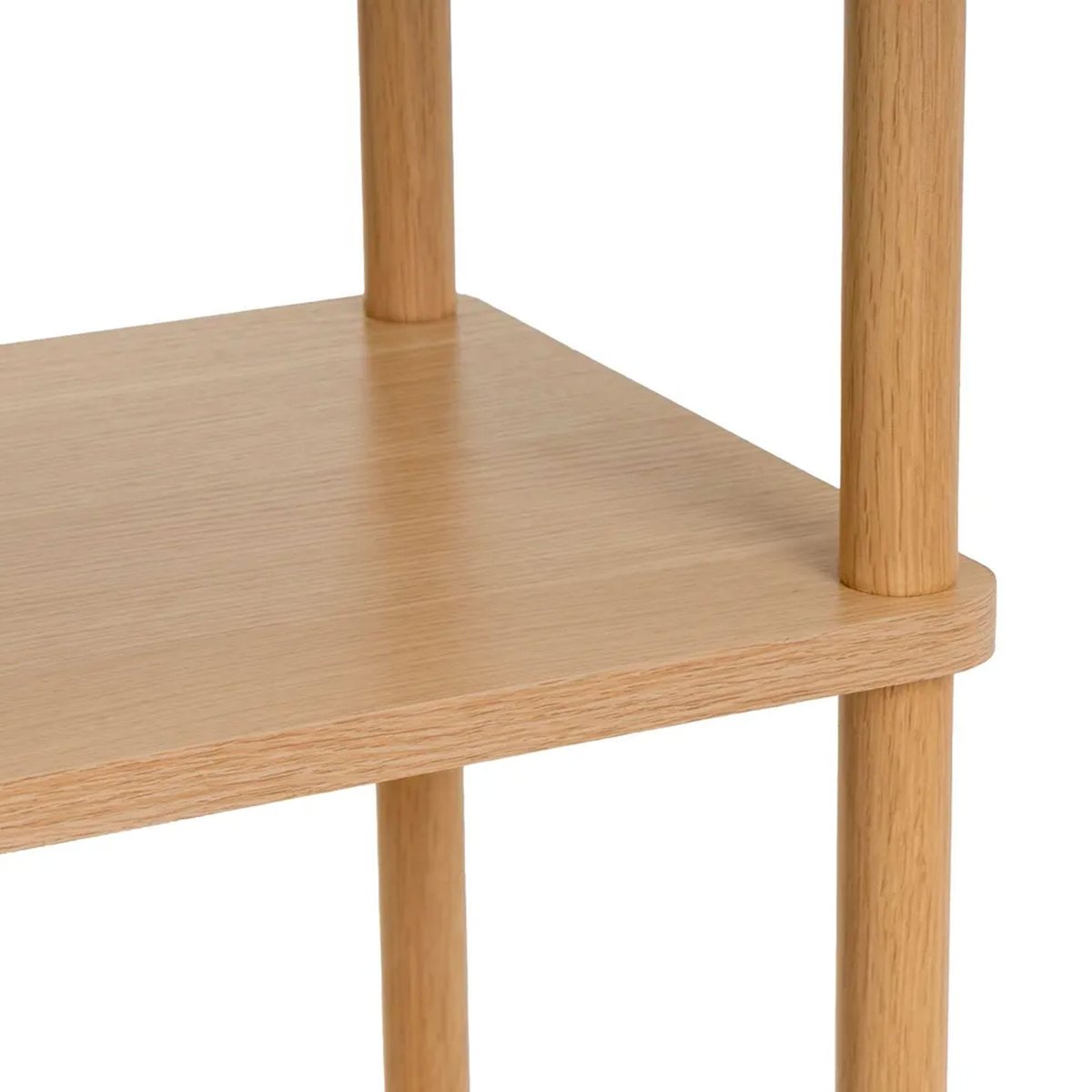 Étagère 4 plateaux en bois et métal 60x30x110cm bois, WADIGA