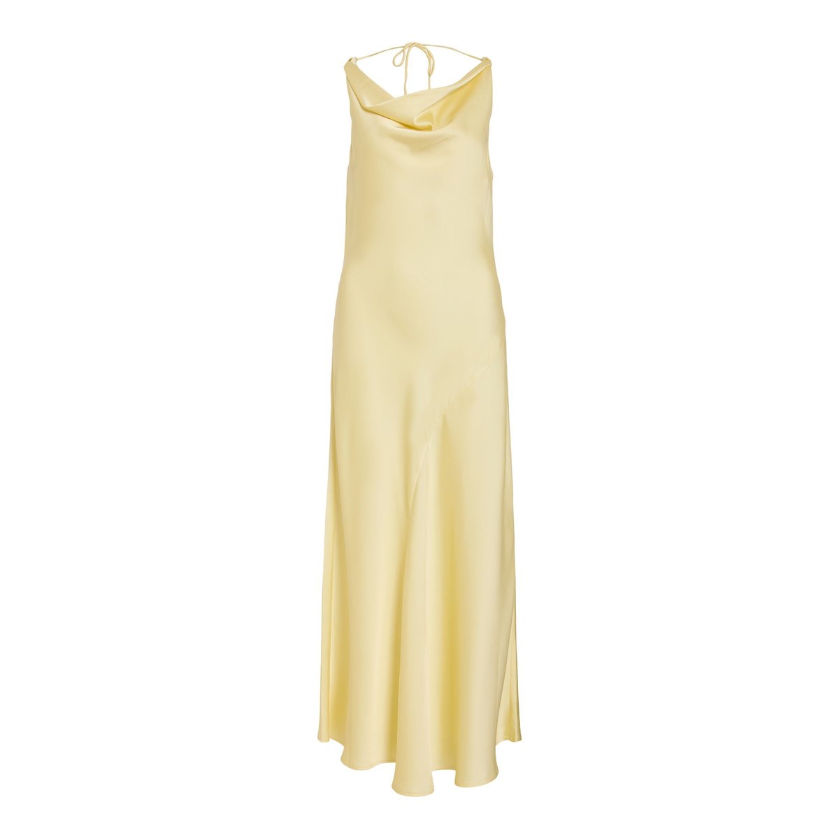 Robe Longue pastel yellow, VILA