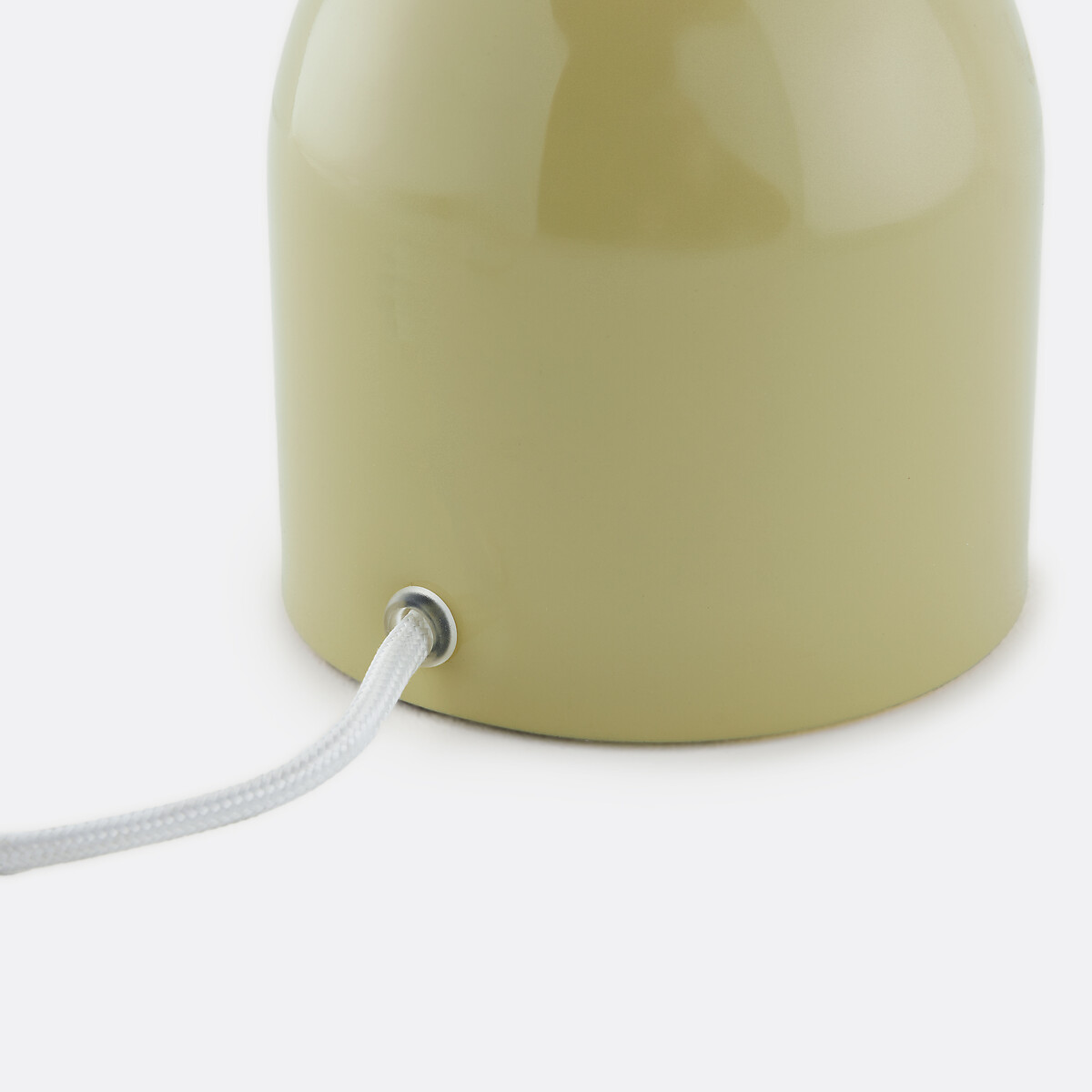 Sila Steel and Opal Glass Table Lamp sage green, LA REDOUTE INTERIEURS