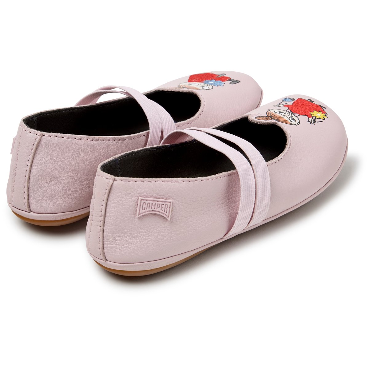 Ballerines Right Smooth Leather rose pastel 001, CAMPER